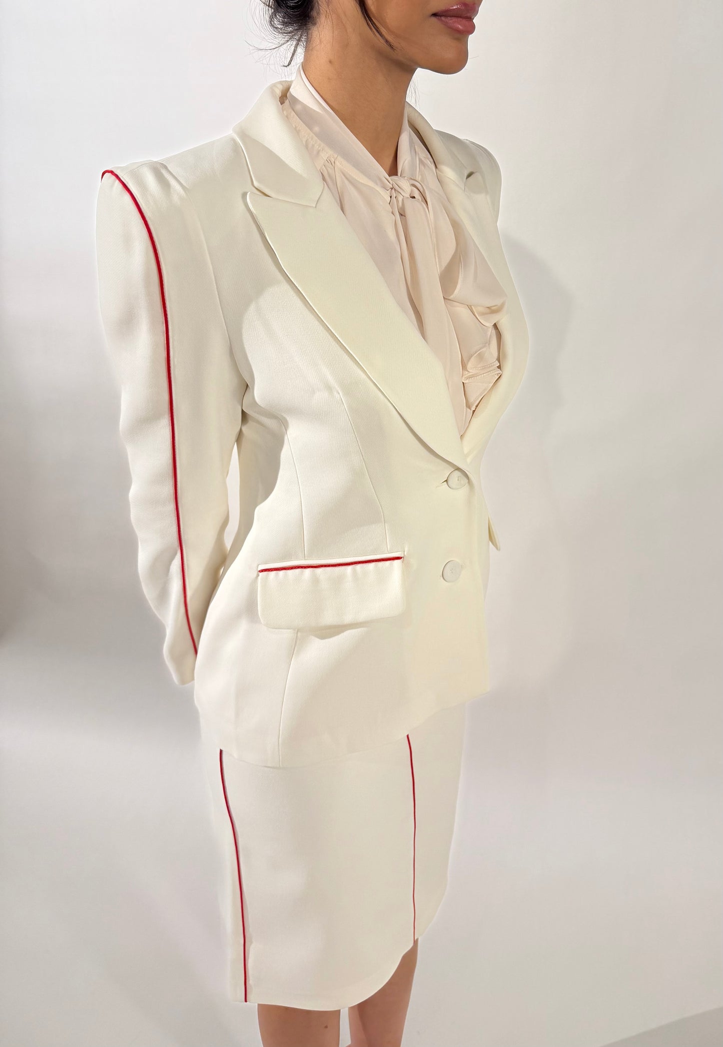 RED STRIP SUIT