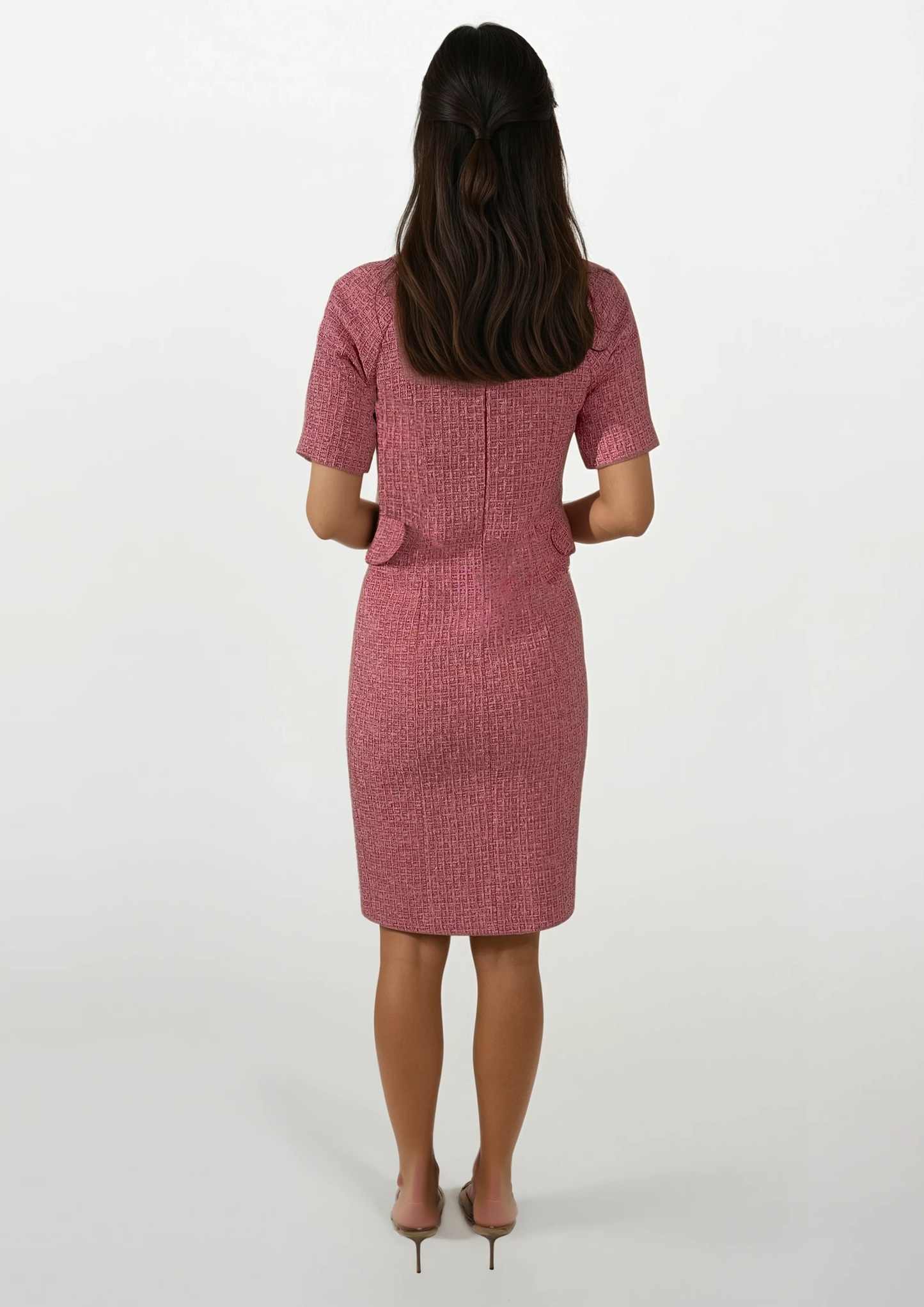 TWEED PINK DRESS