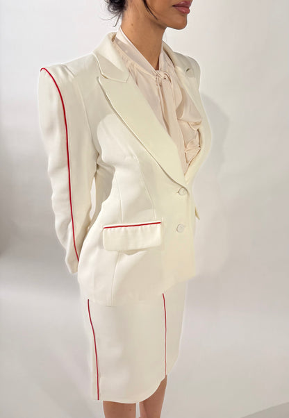 RED STRIP SUIT